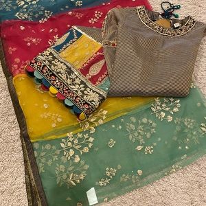 Preloved as good as new beautiful  Ethinic small 2 pc